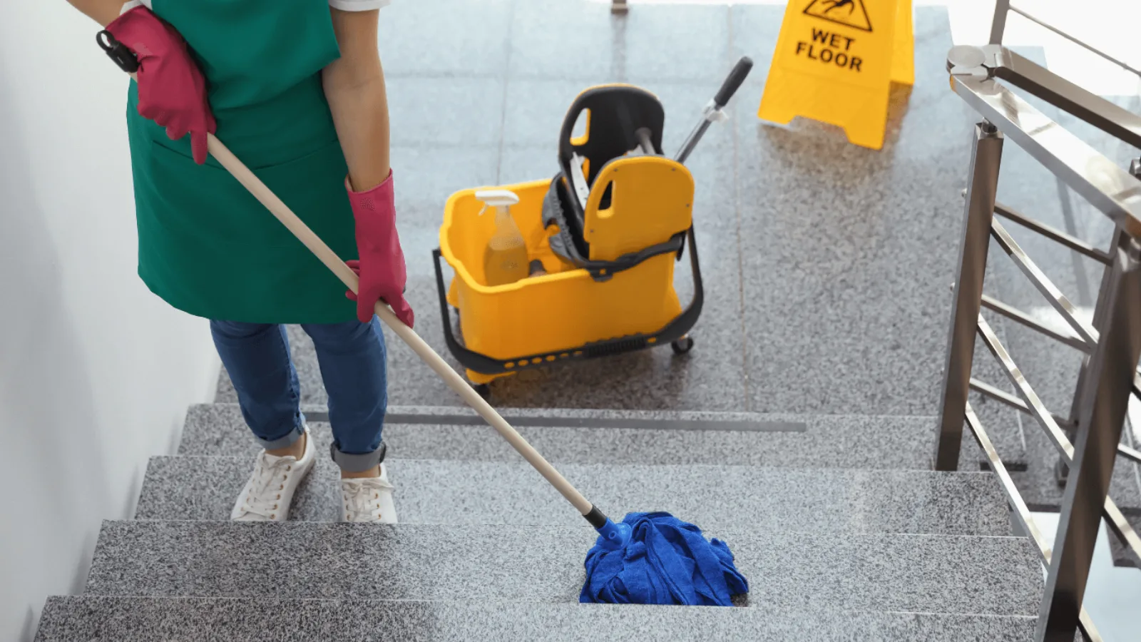 Commercial janitorial cleaning
